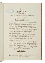 [American Revolutionary War] |  A Spanish record of Parliament's reaction to General John Burgoyne's surrender