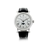 REFERENCE 5059 A WHITE GOLD AUTOMATIC PERPETUAL CALENDAR WRISTWATCH WITH RETROGRADE DATE, MOON PHASES AND LEAP YEAR INDICATION, MADE IN 2002
