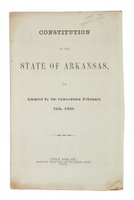 Arkansas | The constitution by which Arkansas rejoined the Union