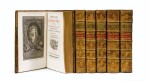 MOLIERE. Oeuvres, 1773, illustrations de Moreau, 6 volumes, in-8, veau de l'époque. Premier tirage.