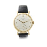 PATEK PHILIPPE |  REFERENCE 2459 CALATRAVA 'TOPOLINO' A YELLOW GOLD WRISTWATCH, MADE IN 1949