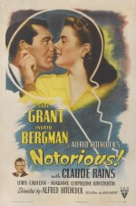 NOTORIOUS (1946) POSTER, US