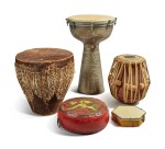 A Collection Of Five Drums Belonging To Richard Feynman