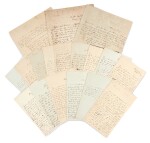 Thomas Moore | Series of 17 autograph letters signed, some with verse, to the Marquis of Lansdowne, 1818-49