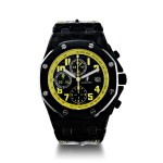 REFERENCE 26176FO.OO.D101CR.02 ROYAL OAK OFFSHORE 'BUMBLE BEE' A FORGED CARBON, CERAMIC AND TITANIUM AUTOMATIC CHRONOGRAPH WRISTWATCH WITH REGISTERS AND DATE, CIRCA 2010