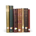 A group of bibliographies and dictionaries, some from the library of Ernest Mason Satow