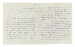 DEBUSSY. Correspondance avec André Messager.1902-1910. 21 lettres autographes signées, en tout 60 pages.