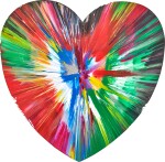 Untitled (Heart Spin Painting), 2009