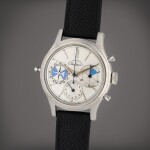 Reference 2444 Seafarer | Retailed by Abercrombie & Fitch Co.: A stainless steel chronograph wristwatch with tide indicator, Circa 1963