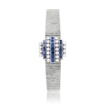 Rolex | Montre bracelet de dame saphirs et diamants | Lady's sapphire and diamond bracelet watch