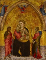 Madonna and Child with Saints John the Baptist and Catherine of Alexandria with God the Father, and the Annunciation