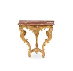 A Régence style giltwood console, late 19th century