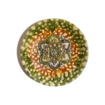 A sancai-glazed 'lotus' tripod dish, Tang dynasty | 唐 三彩寳相花紋三足盤