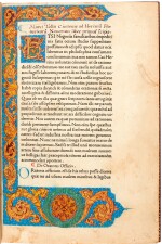 Cicero, Rhetorica ad C. Herennium, [Venice, Jenson, c. 1470], modern red calf