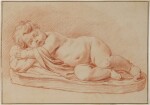 Sleeping child, after François Duquesnoy
