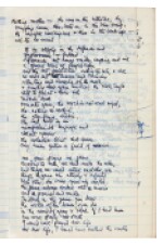 Ted Hughes | Unpublished autograph manuscript poems, following the deaths of Assia and Shura Wevill, c.1969