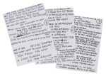 Joe Strummer | Autograph manuscript lyrics for “Long Shadow"