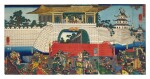 Utagawa Kuniyoshi (1797-1861) |  Zhongda [Sima Yi] Besieges Kongming [Zhuge Liang] (Chutatsu Komei kakomi no zu) | Edo period, 19th century