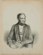 (Darwin, Charles) | The first published portrait of Darwin, likely an artist's proof