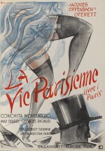 La Vie Parisienne (1936) poster, Swedish