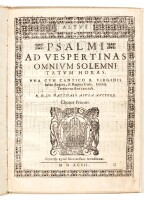 G. M. Asola. Psalmi...Una cum cantico B. Virginis Salve Regina...Chorus Primus [Alto], 1597 