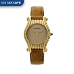 Reference A243/495  A yellow gold wristwatch, Circa 1980