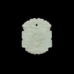 An inscribed white jade 'phoenix' plaque, Qing dynasty, 18th century |  清十八世紀 白玉鳳凰于飛牌