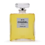 Glass and Amber Liquid 2000mL Chanel No. 5 Eau de Parum Factice Bottle