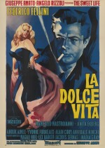 La Dolce Vita (1960), style A poster, Italian