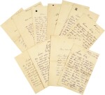 [F. Delius]. Series of eleven letters written to Delius by Arthur and Marie Krönig in Berlin, 1896-1898