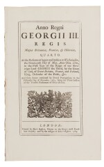 Parliamentary Act. Reign of George III | The Sugar Act