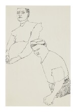 ANDY WARHOL | UNTITLED (FEMALE AND MALE UPPER TORSOS)