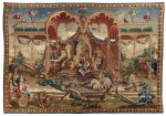 ‘Audience with the Emperor’, A Louis XIV tapestry, from the series The Story of the Emperor of China, French, Beauvais Manufactory woven late 17th/early 18th century, after designs of 1685-1690 by Jean-Baptiste Monnoyer (1636-1699), Guy Vernansal (1648-1729) and Jean Baptiste Belin de Fontenay (1653-1715