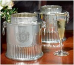 A PAIR OF GEORGE III SILVER WINE COOLERS, WILLIAM FRISBEE, LONDON, 1801