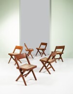 Suite de six chaises dites Library Chairs 
