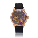 Reference J005023271 Petite Heure Minute Relief Dragon, A limited edition yellow gold wristwatch with mother of pearl and ruby-set dial, Circa 2012  | J005023271 型號 Petite Heure Minute Relief Dragon 限量版黃金腕錶配珍珠母及紅寶石錶盤，約2012年製
