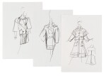 Three original sketches for fashion | Trois croquis de mode originaux