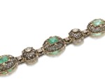 Emerald and diamond bracelet (Bracciale in smeraldi e diamanti)