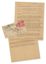 Hemingway, Ernest | Typed letter signed to Arnold Gingrich, on writing and publishing novels