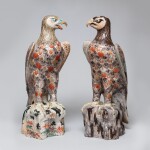 TWO LARGE ARITA MODELS OF EAGLES, EDO PERIOD, LATE 17TH CENTURY