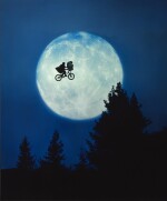 E.T. The Extra-Terrestrial (1982), artwork transparency, bicycle style, US
