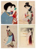 Kaburagi Kiyokata (1878-1973) Kajita Hanko (1870-1917) | Eight kuchi-e | Meiji period, early 20th century