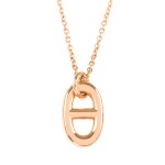 Hermès Farandole Pendant Necklace of Rose Gold Size PM 