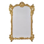 An Early Louis XV Carved Giltwood Mirror, Second Quarter 18th Century