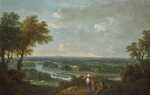 FRANCESCO ZUCCARELLI, R.A. | A VIEW OF THE RIVER THAMES FROM RICHMOND HILL