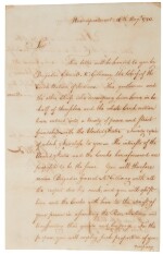 Knox, Henry. Letter signed, 16 August 1790, to Henry Burbeck
