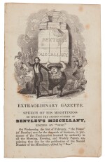 Dickens, The Extraordinary Gazette, 1837, Bentley's Miscellany, separately issued smaller size format