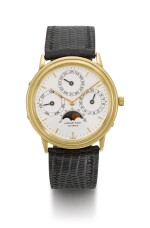  AUDEMARS PIGUET | REFERENCE BA5548  YELLOW GOLD PERPETUAL CALENDAR WRISTWATCH WITH MOON PHASES  CIRCA 1981