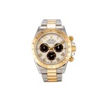 ROLEX | COSMOGRAPH DAYTONA, REFERENCE 116523,  A STAINLESS STEEL AND YELLOW GOLD CHRONOGRAPH WRISTWATCH WITH BRACELET, CIRCA 2004