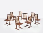 Set of Eight "Conoid" Chairs